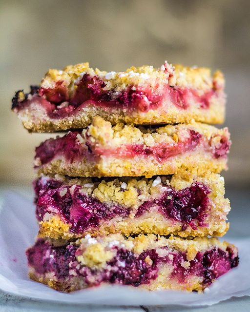 Mixed Berry Crumble Bars Recipe The Feedfeed