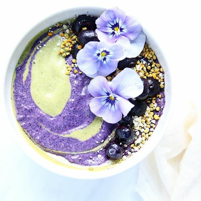 Avocado Coconut Milk And Blueberry Banana Swirl Smoothie Bowl by  deliciouslylegal | Quick & Easy Recipe | The Feedfeed