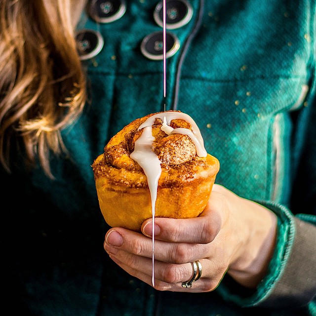 Bourbon Cinnamon Buns Recipe The Feedfeed