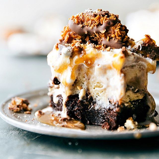 Brownie Ice Cream Bars Recipe The Feedfeed