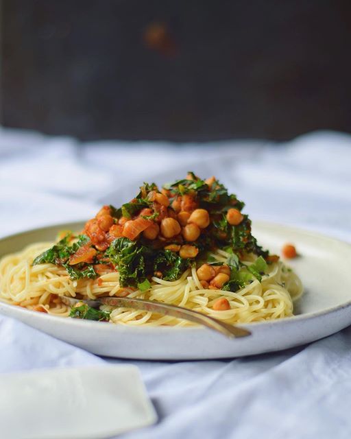 Vegan Kale And Chickpea Pasta Recipe The Feedfeed