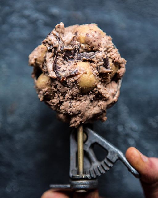 Chocolate Peanut Butter Fudge Ripple Ice Cream by halfbakedharvest