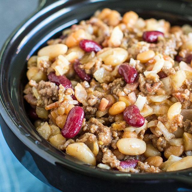 Slow Cooker Calico Beans - Culinary Hill