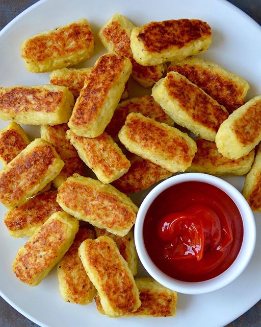 Healthy Baked Cauliflower Tots Recipe The Feedfeed