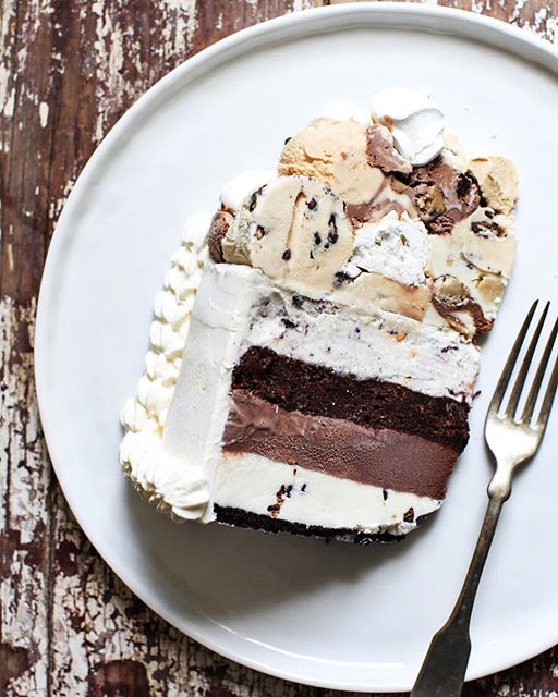 Layered Ice Cream Cake By Aimeebourque Quick And Easy Recipe The Feedfeed 