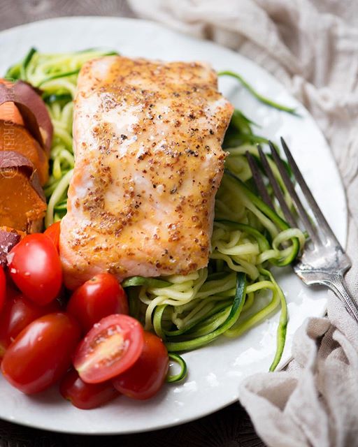Honey Mustard Salmon by stupideasypaleo Quick & Easy Recipe The