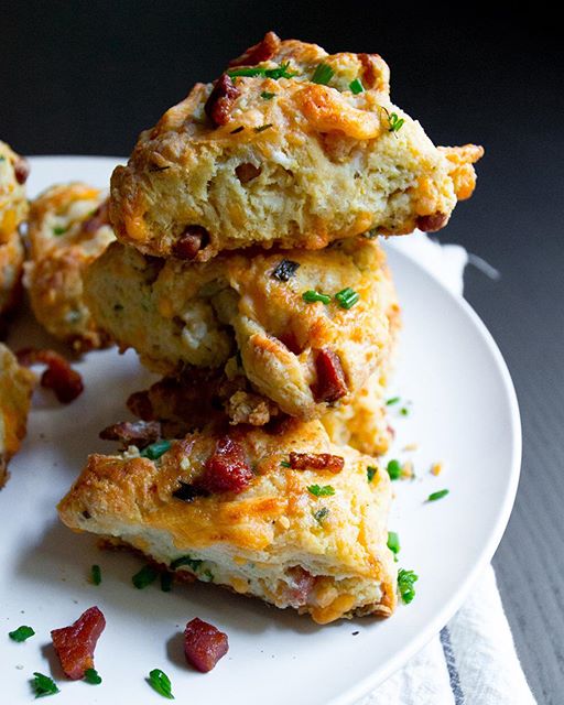 Pancetta Scones With Smoked Cheddar Recipe The Feedfeed