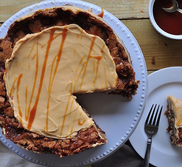 Apple Layer Cake With Salted Caramel Cream Cheese Frosting Recipe The