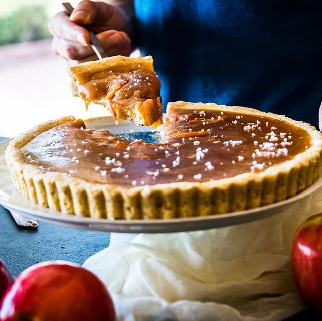 Salted Caramel Apple Tart Recipe The Feedfeed 0019