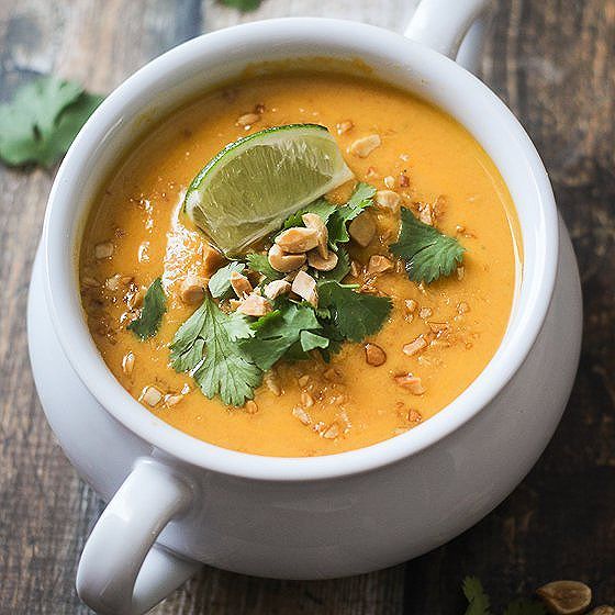 Thai Sweet Potato and Carrot Soup - Damn Delicious