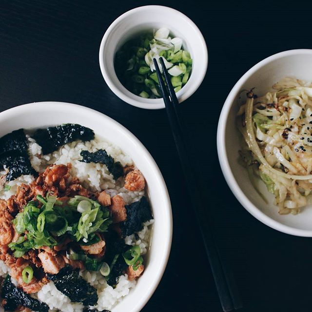 Salmon Rice Bowl With Nori And Sencha Recipe The Feedfeed