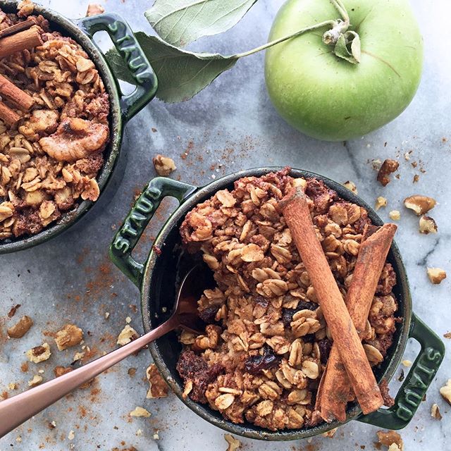 Baked Apple Raisin Oatmeal by bazaarlazarr Quick & Easy Recipe The