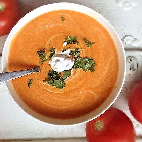 Cream Of Coconut Tomato Soup Recipe The Feedfeed
