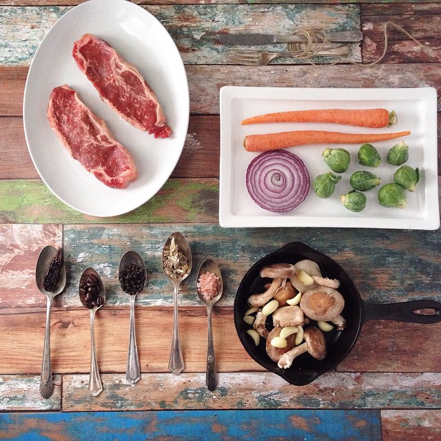 Ny Strip Steaks With Chipotle Coffee Rub Recipe The Feedfeed