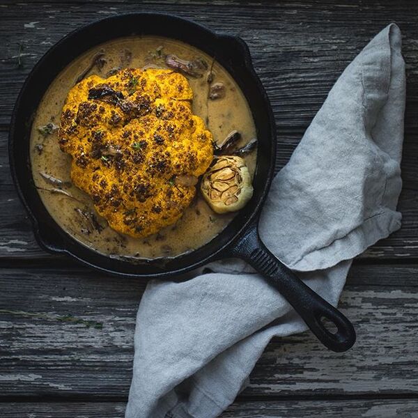 Chili Lime Roasted Cauliflower Recipe By Inspired Taste The Feedfeed