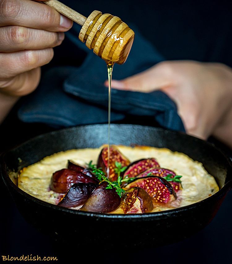 Baked Ricotta With Figs And Honey by theblondelish Quick & Easy