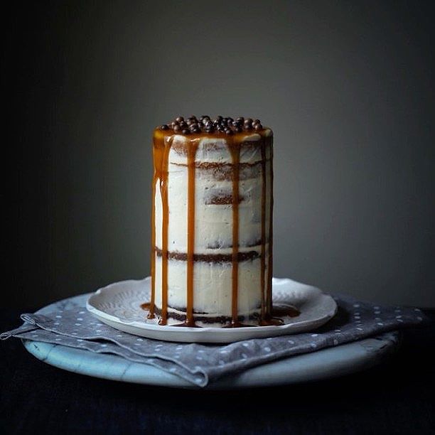 Double Chocolate Salted Caramel Ombre Cake Recipe The Feedfeed
