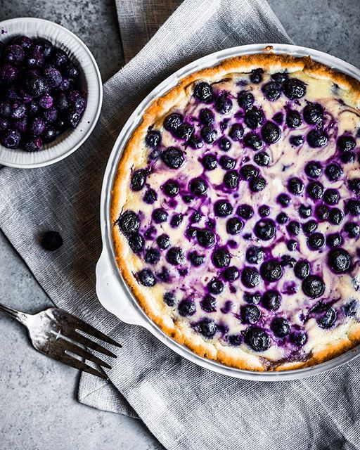 Blueberry Custard Pie by alenafoodphoto | Quick & Easy Recipe | The ...