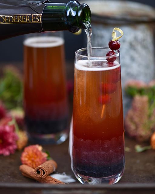 Apple Cider Cherry Champagne Cocktails by crowded_kitchen | Quick ...