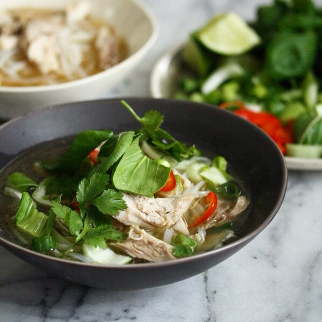 Vietnamese Chicken Noodle Soup (pho Ga) recipe by Phoebe Lapine | Feed ...