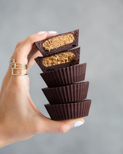 Almond Butter Chocolate Cups Recipe The Feedfeed