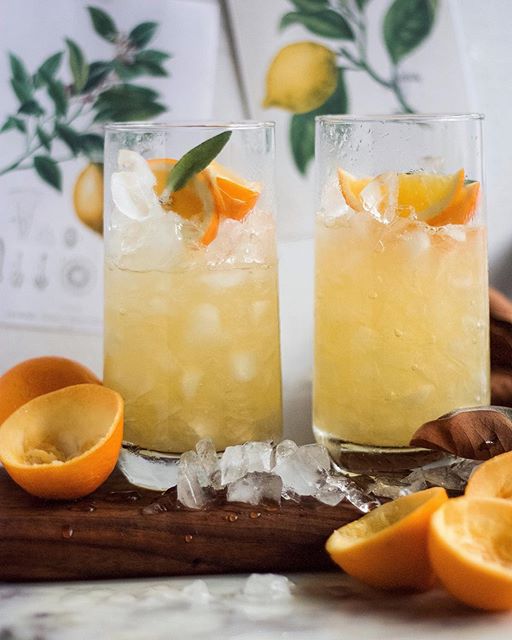 Bourbon Spiked Meyer Lemon And Sage Cocktail Recipe The Feedfeed