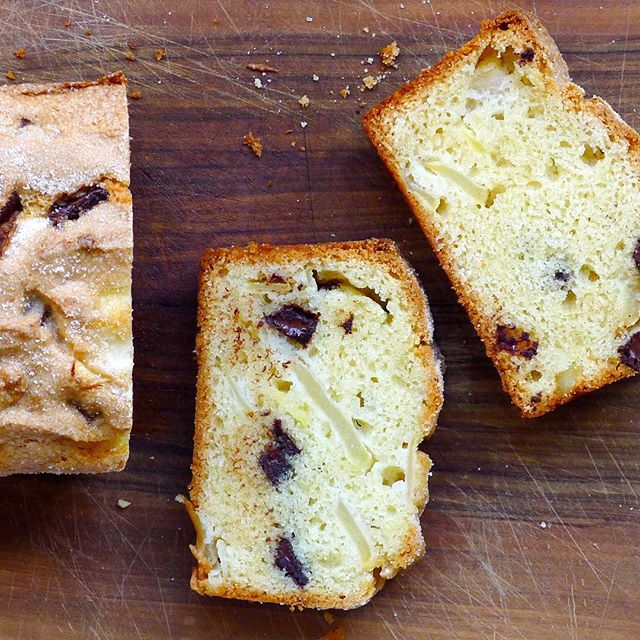 Applealmond Loaf With Chocolate Chunks Recipe The Feedfeed