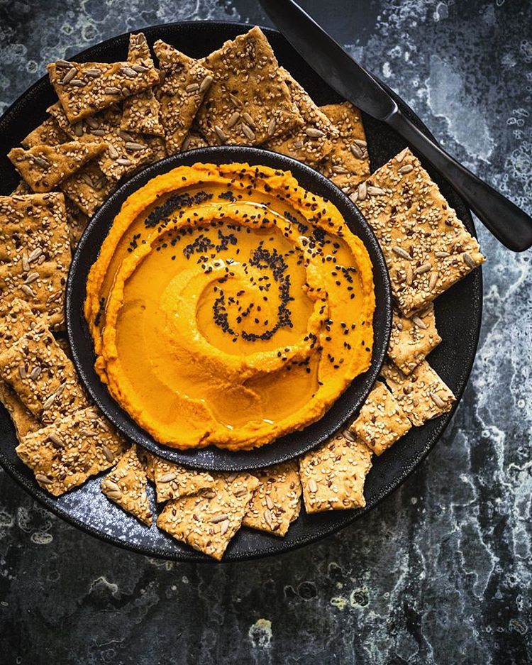 black-sesame-pumpkin-hummus-by-vegetarianventures-quick-easy-recipe