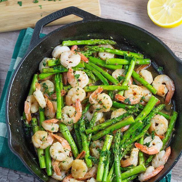 Asparagus Stir Fry With Shrimp by salusalo | Quick & Easy Recipe | The ...