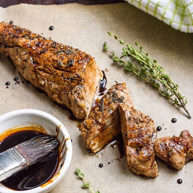 Balsamic & Thyme Pork Tenderloin Recipe The Feedfeed
