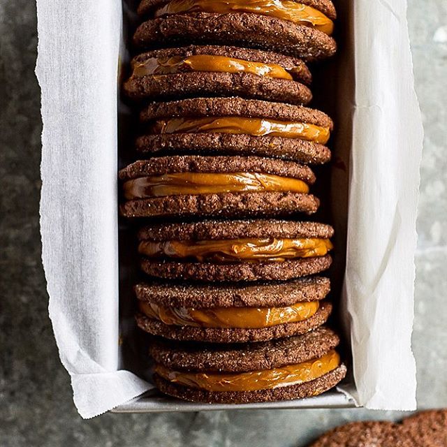 Mexican Chocolate & Dulce De Leche Sandwich Cookies Recipe The Feedfeed