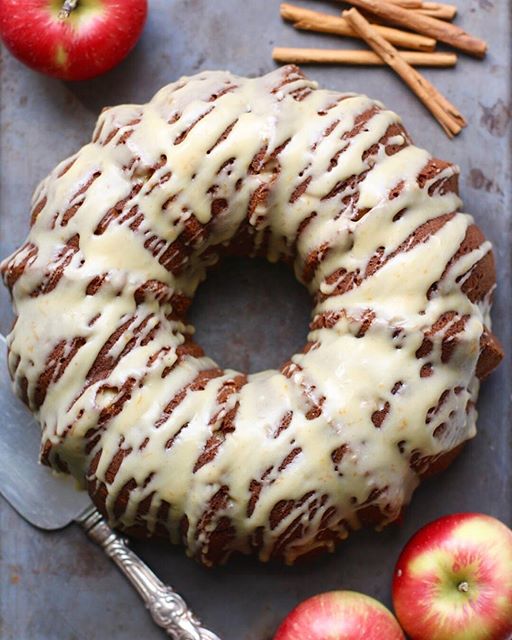 Carrot And Apple Spice Cake With Citrus Brown Butter Glaze by ...