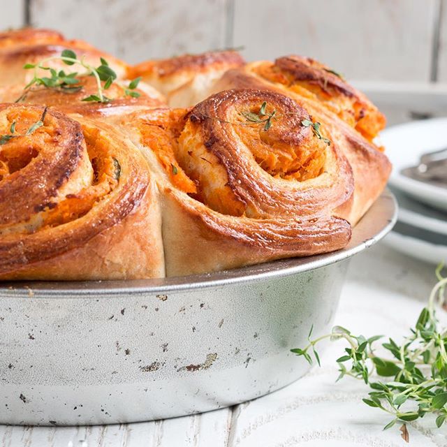 Yeast Pastry With Yams And Thyme by markiv_sodi Quick & Easy Recipe