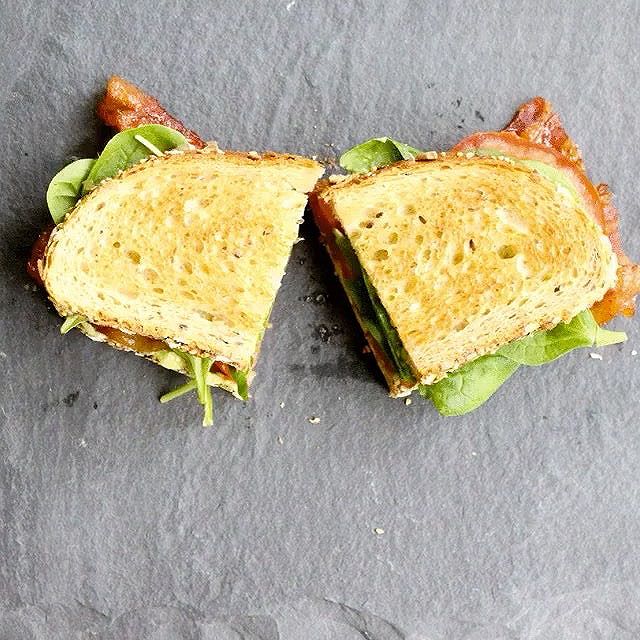 Spicy Candied Bacon And Avocado Mayo Blt Sandwich Recipe The Feedfeed