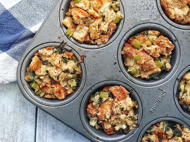 Easy Stuffing Muffins By Thehappyhungryyogi Quick And Easy Recipe The Feedfeed 8683