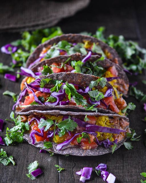 Jackfruit Tacos With Turmeric Sauerkraut Recipe The Feedfeed