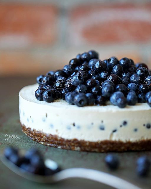 Lemon And Blueberry Cashew Cheesecake Recipe | The Feedfeed