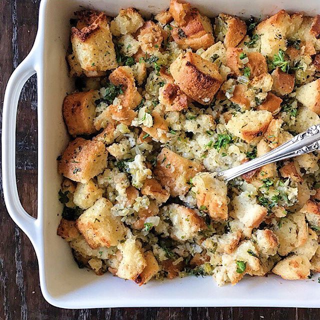 Herb And Mushroom Stuffing Recipe | The Feedfeed