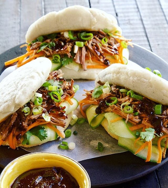 Pulled Beef Gua Bao Steamed Buns Recipe By Bianca Delides Styling Life The Feedfeed