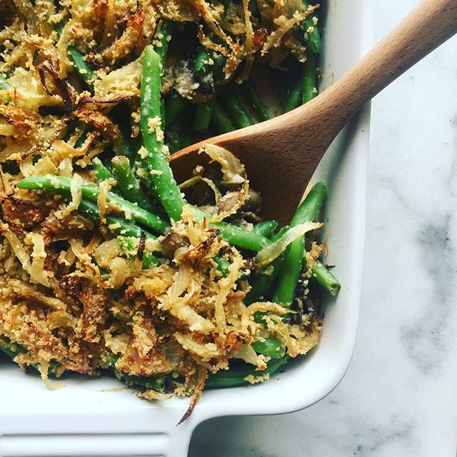 Green Bean Casserole With Crunchy Onion Topping by laceybaier Quick