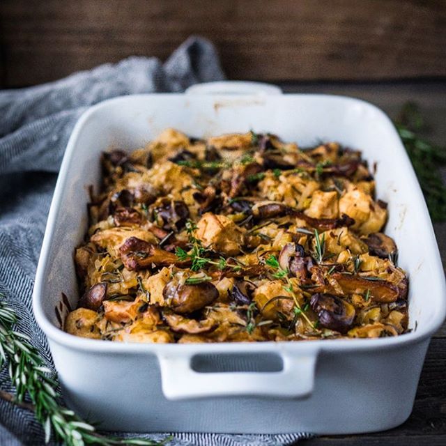 Mushroom Fennel Stuffing Recipe The Feedfeed