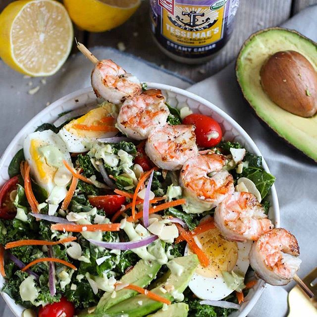 Creamy Avocado Kale Salad Recipe The Feedfeed