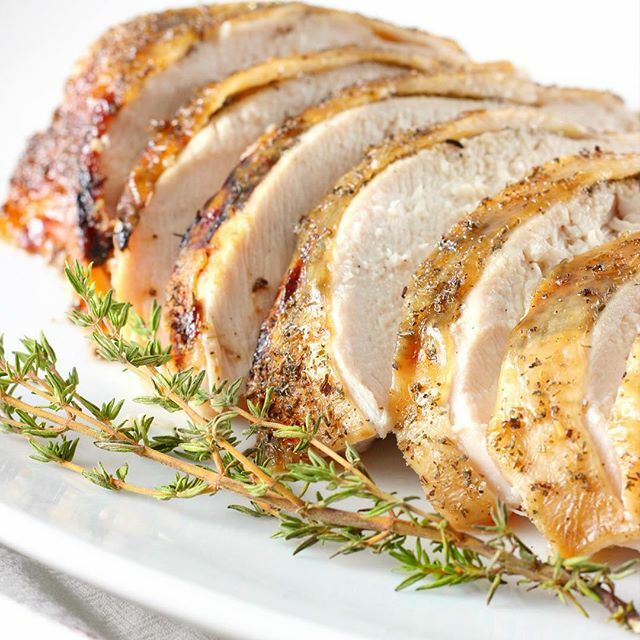 Slow Cooker Maple Herb Butter Turkey Breast With Apple Cider Glaze Recipe