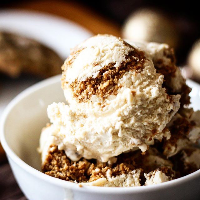 Creamy Gingerbread Ice Cream by ifthespoonfits Quick & Easy Recipe