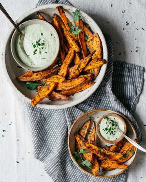 Baked Sweet Potato Fries - JoyFoodSunshine