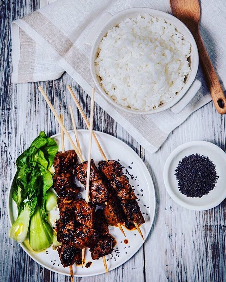 Honey And Sriracha Marinated Beef Skewers by b_stylinglife Quick