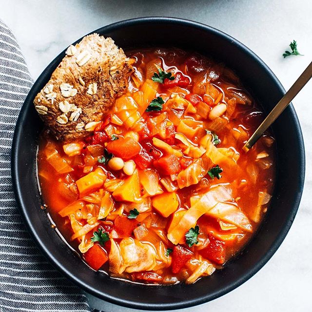 Healthy Spicy Bean And Cabbage Soup Recipe The Feedfeed