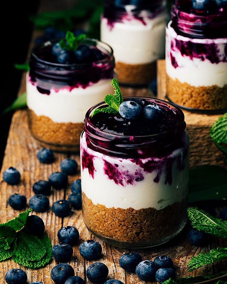 Blueberry Jam Cheesecakes Recipe The Feedfeed