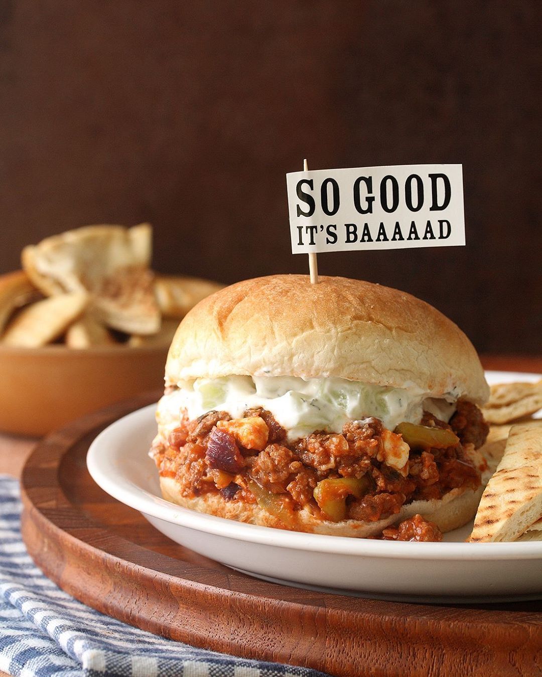 Lamb Sloppy Joes With Homemade Tzatziki Recipe The Feedfeed
