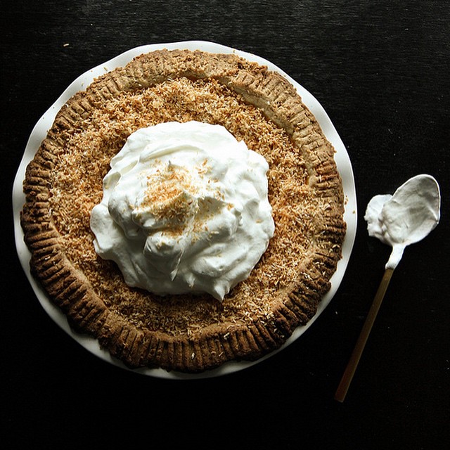 Coconut And Pumpkin Pie With Coconut Shortbread Crust Recipe The Feedfeed
